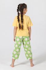 Пижама для девочки Ромашка-1 Виотекс ЖЁЛТЫЙ