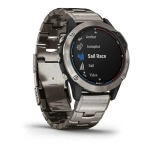 Смарт-часы Garmin Quatix 6 Sapphire титановый с титановым ремешком 010-02158-95
