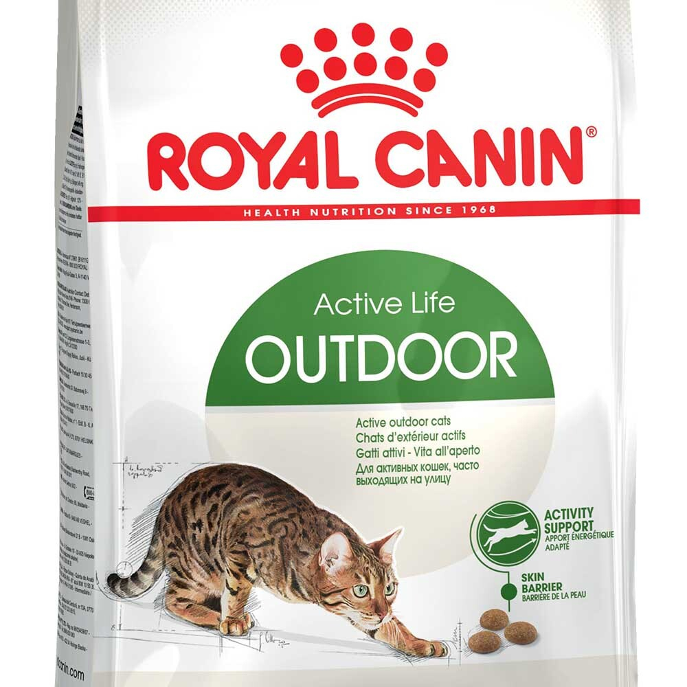 Royal Canin корм для кошек активных и выходящих на улицу с курицей (Outdoor Adult)