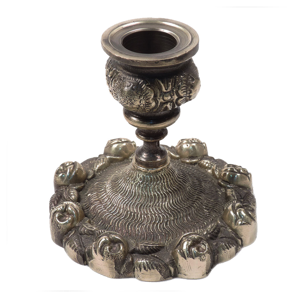 Подсвечник "Розы" бронза