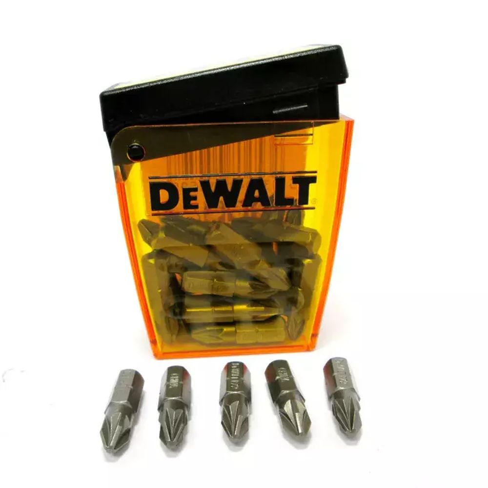 DeWalt, DT7908, Насадки для шурупов со шлицем Pozidriv, Pz2 x 50 мм, 20Х25шт. (20х), шт