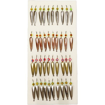 Набор блесен "М.Окуневая" (упаковка 40 штук)