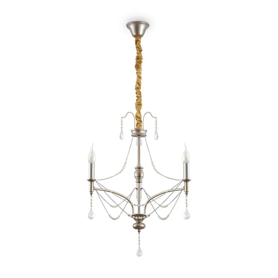 Люстра FR2053PL-03CH Багетта / Bagetta E14x3 Freya fr2053pl-03ch