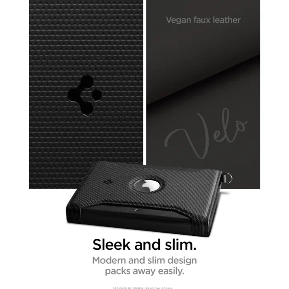 Обложка для документов и карт Spigen Universal AirTag черный