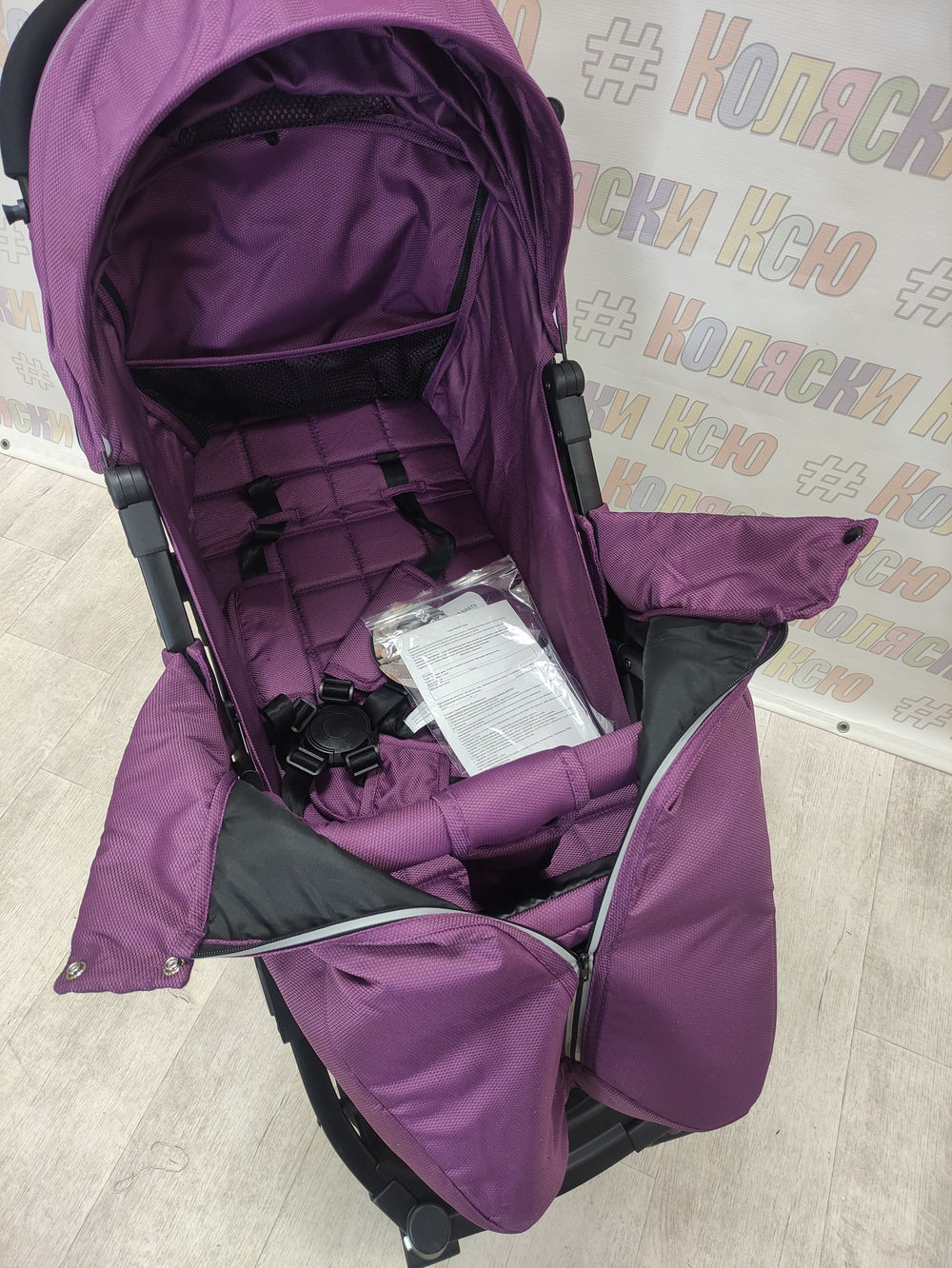 Коляска прогулочная Farfello Comfy Go Comfort фиолетовый