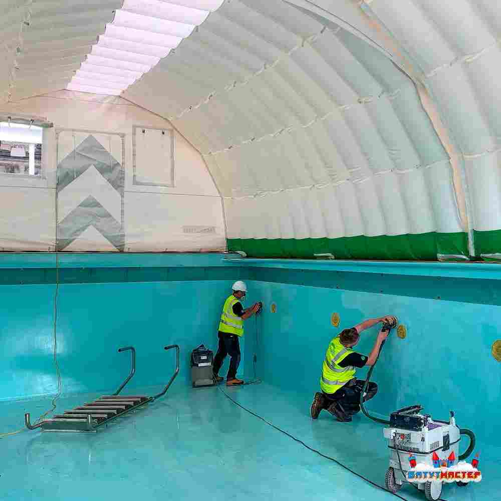 Пневмокаркасный ангар «Мастер 2» 7×5×3,5 м —  из ПВХ для ремонта и хранения техники