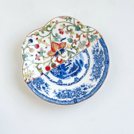 Чайная пара двухцветная, 250 мл