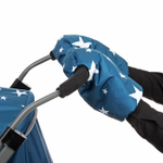 Санки-коляски Pikate "Звезды" Аквамарин