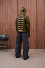 Куртка Nothomme Blue Ultra-Lightweight Water-Repellent Baffled Down Jacket "Olive Green"