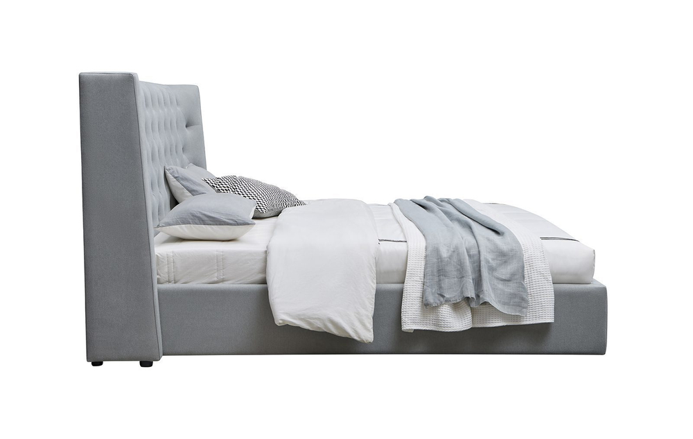 Кровать 1726 GREY серая