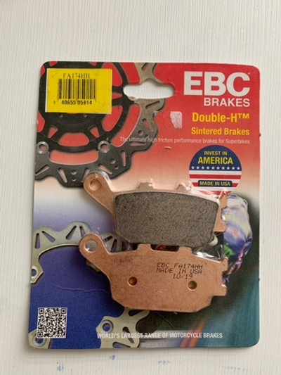 Тормозные колодки EBC FA174HH задние MT-07/09/10 и др