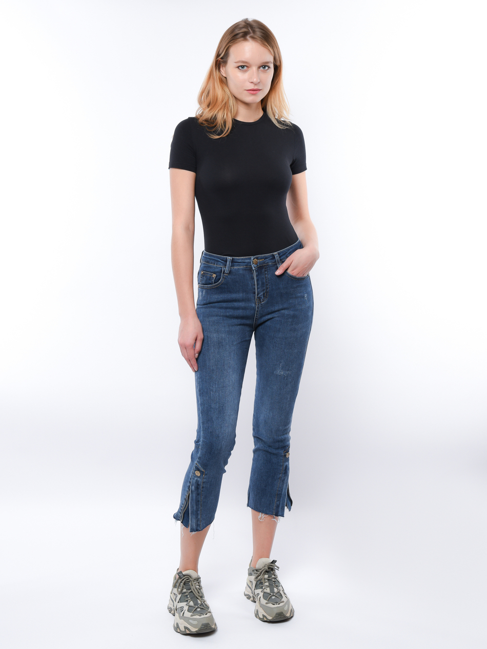 Брюки женские джинсовые