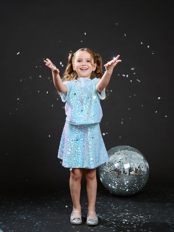 Топ бархатный с пайетками 