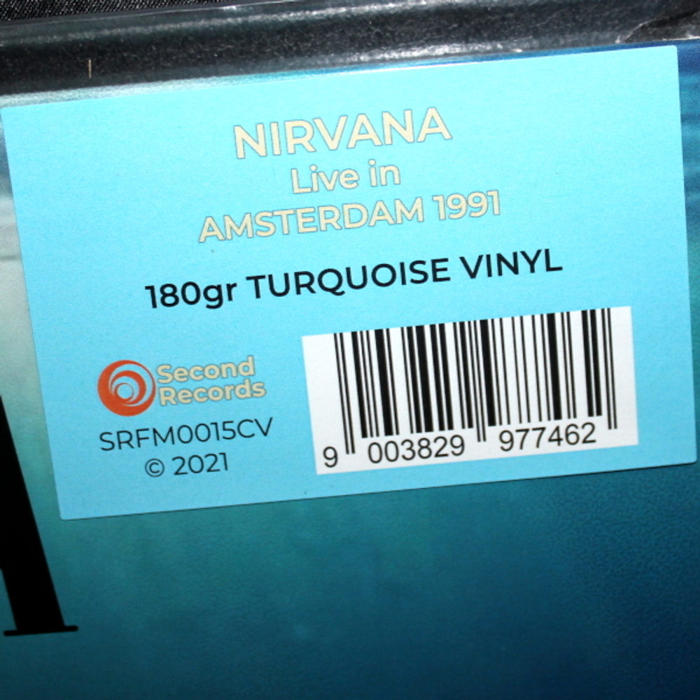 Nirvana / Live At Paradiso, Amsterdam - November 25, 1991 (Coloured Vinyl)(LP)