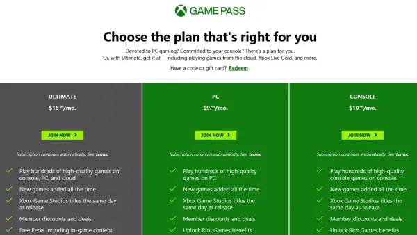 Microsoft убрала самую доступную подписку Xbox Game Pass перед выходом Starfield