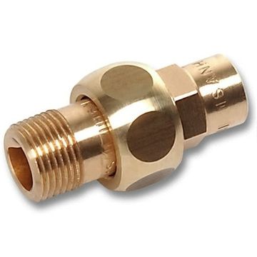 Сгон Sanha 18x1/2" НР с наружной резьбой плоское уплотнение (4331G бронзовые фитинги под пайку)