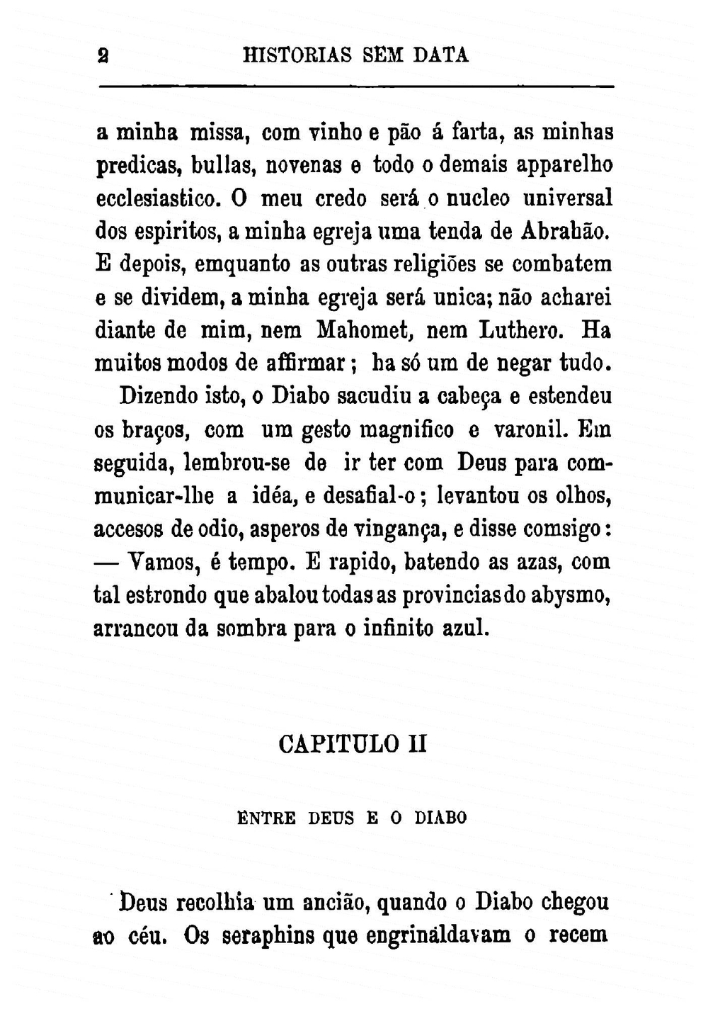 Historias sem data | Machado de Assis