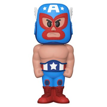 Фигурка Funko Vinyl SODA Luchadores Captain America w/(MT) Chase 54509