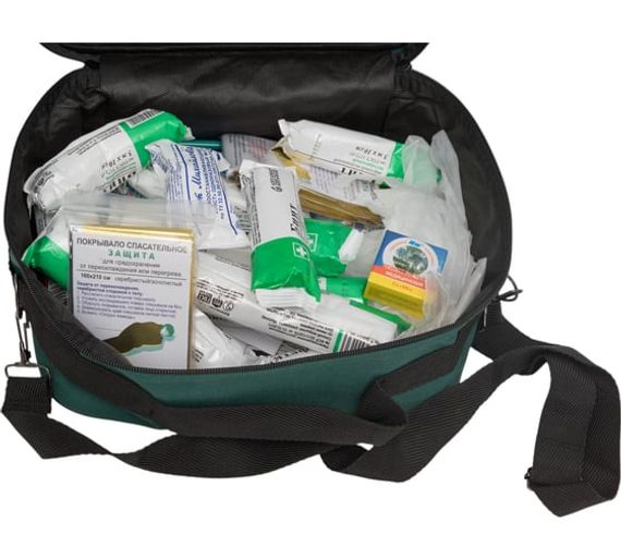 Аптечка для оказания работниками первой помощи пострадавшим с применением медицинских изделий (футляр сумка 0370) (приказ 262н) 
, арт. 3769