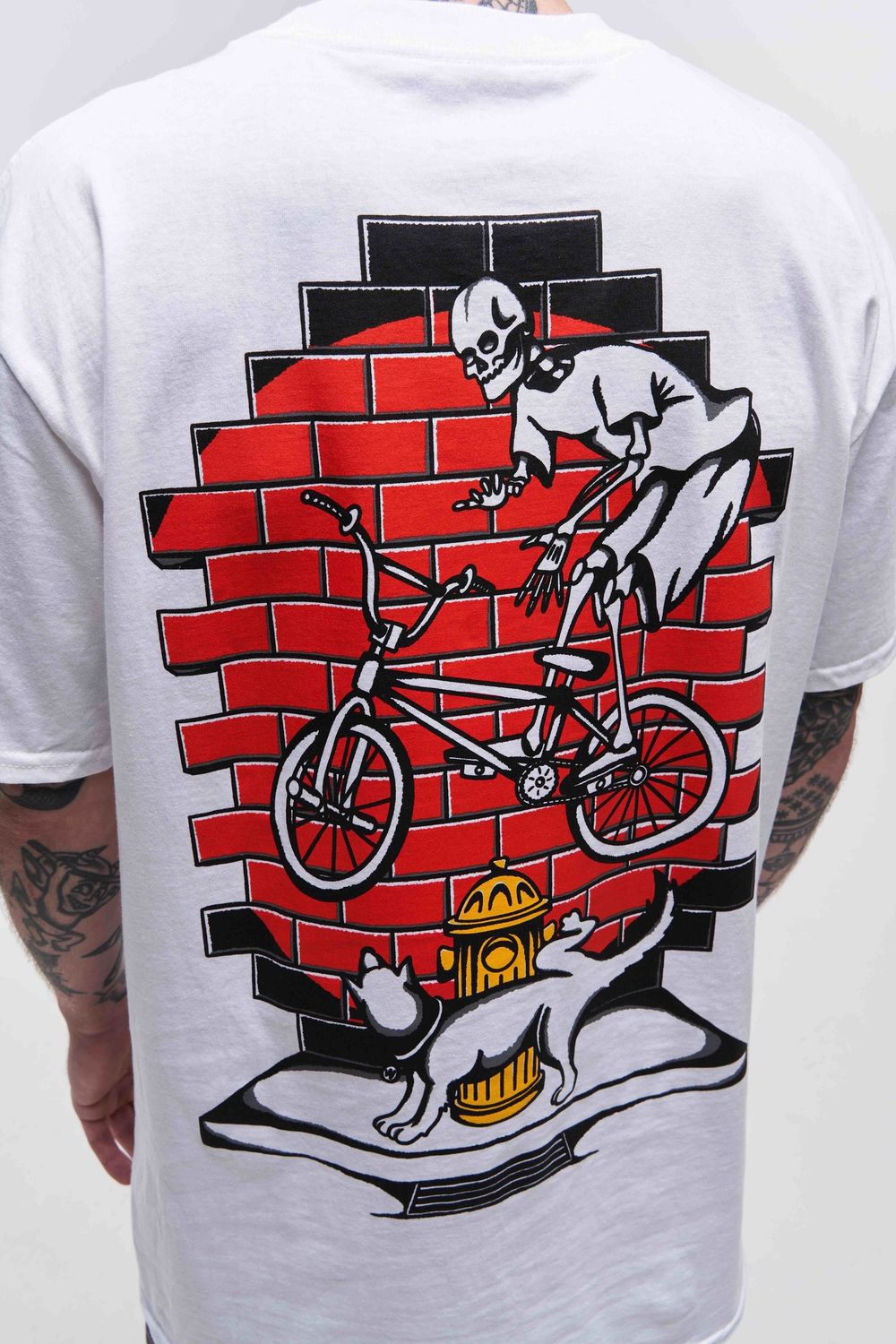 Футболка Old Lizard Barspin Белая