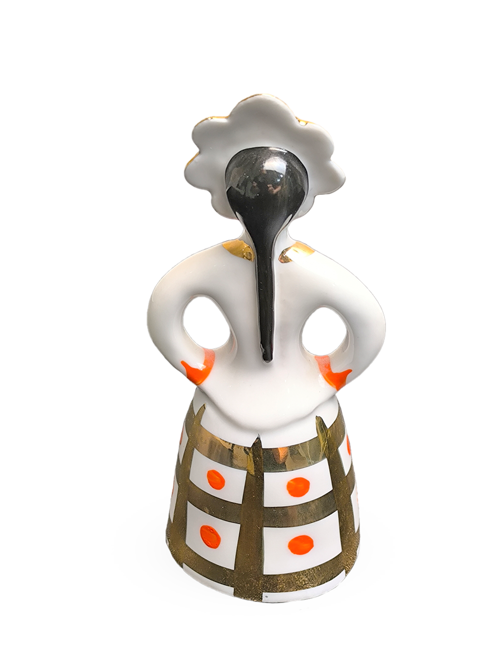 Фарфоровая статуэтка "Матрешка-невеста" Дулево