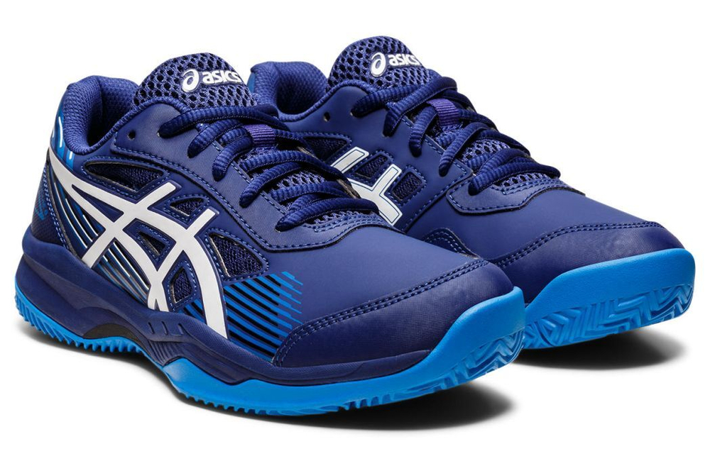 детские Кроссовки теннисные Asics Gel-Game 8 Clay/OC - dive blue/white