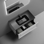 Тумба с раковиной Sancos Very 90 VR90W белая матовая