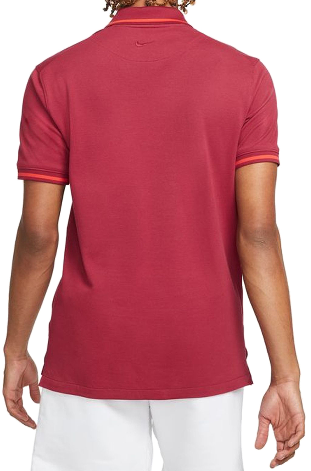 Мужское теннисное поло Nike Polo Dri-Fit Heritage Slim2 M - pomegranate