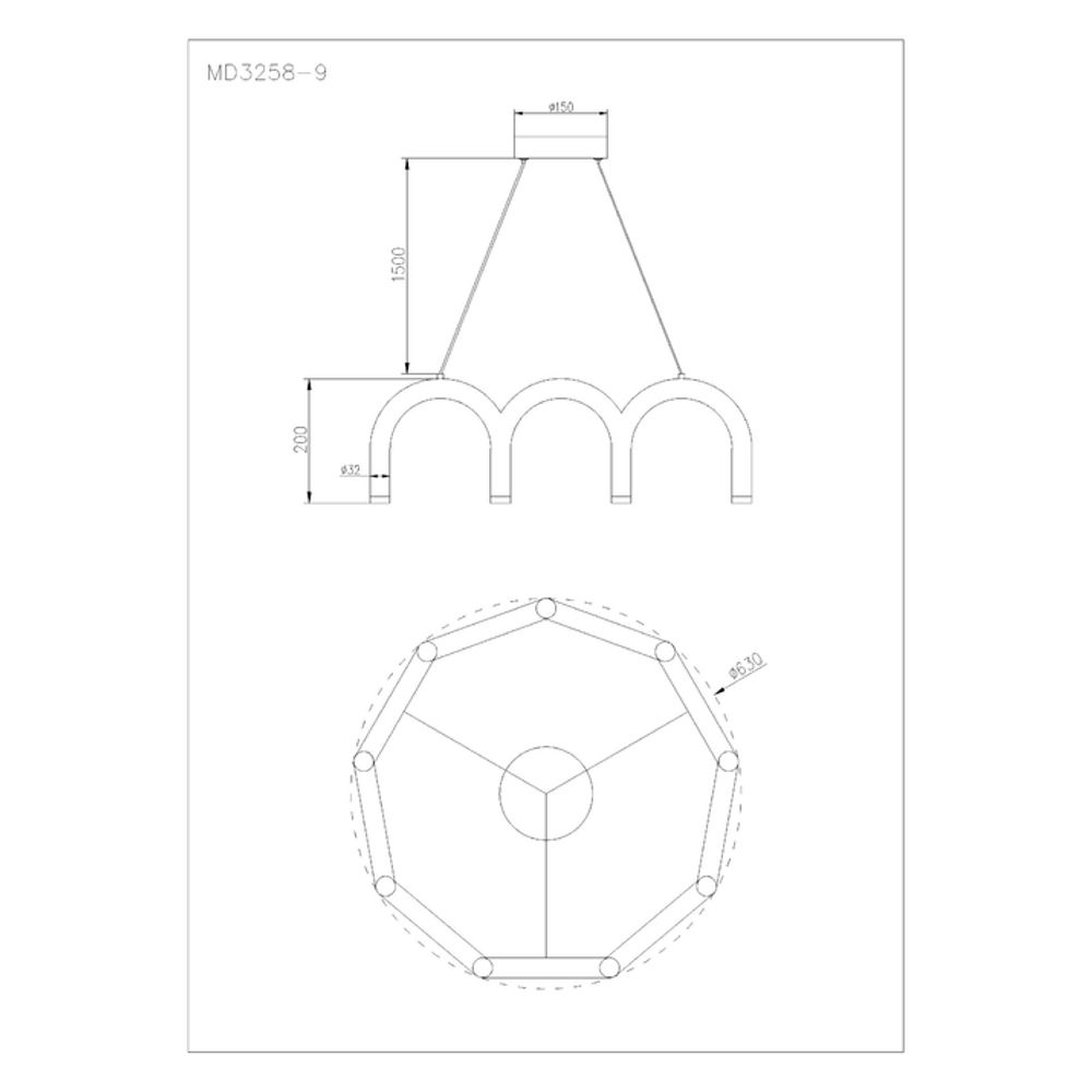 Подвесная люстра Arte Lamp