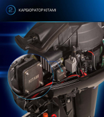 Лодочный мотор MARLIN PROLINE MP 9.9(15) AWRL