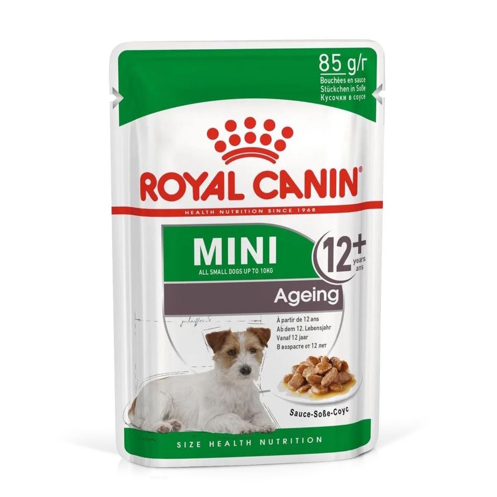 Пауч Royal Canin Mini Ageing 12+ для стареющих собак мелких размеров в возрасте старше 12 лет Пауч Royal Canin Mini Ageing 12+ для стареющих собак мелких размеров в возрасте старше 12 лет