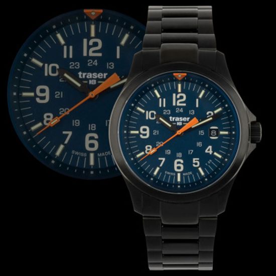 Швейцарские тактические часы Traser P67 Officer Pro Blue 111070