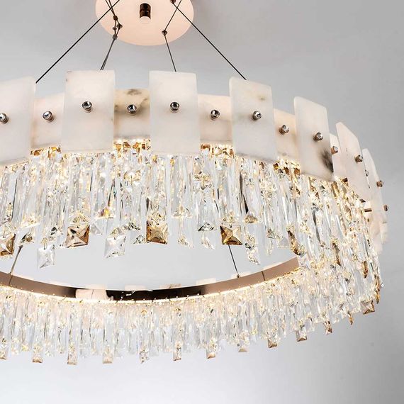 Подвесная светодиодная люстра Modelux Premium ML.6980.800P GD