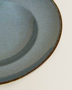 ZARA HOME ФАРФОРОВАЯ ТАРЕЛКА ДЛЯ МАКАРОН СО СТАРИННОЙ ОТДЕЛКОЙ