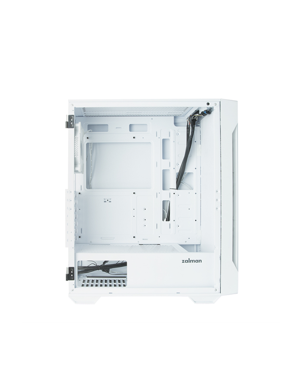 Корпус ZALMAN I3 NEO TG WHITE, ATX, WHITE, FRONT TG, WINDOW, 2x3.5", 3x2.5", 1xUSB2.0, 2xUSB3.0, FRONT 3x120mm RGB, REAR 1x120mm RGB