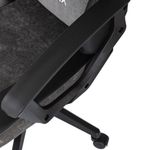 Кресло компьютерное BRABIX "Forcer GM-127", 2 подушки, экокожа/велюр, черное/серое, 533216