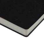 НОВИНКА! Бизнес-тетрадь А4 в клетку BIG BOSS black, 128 листов, гибкая обложка - чёрный Softtach