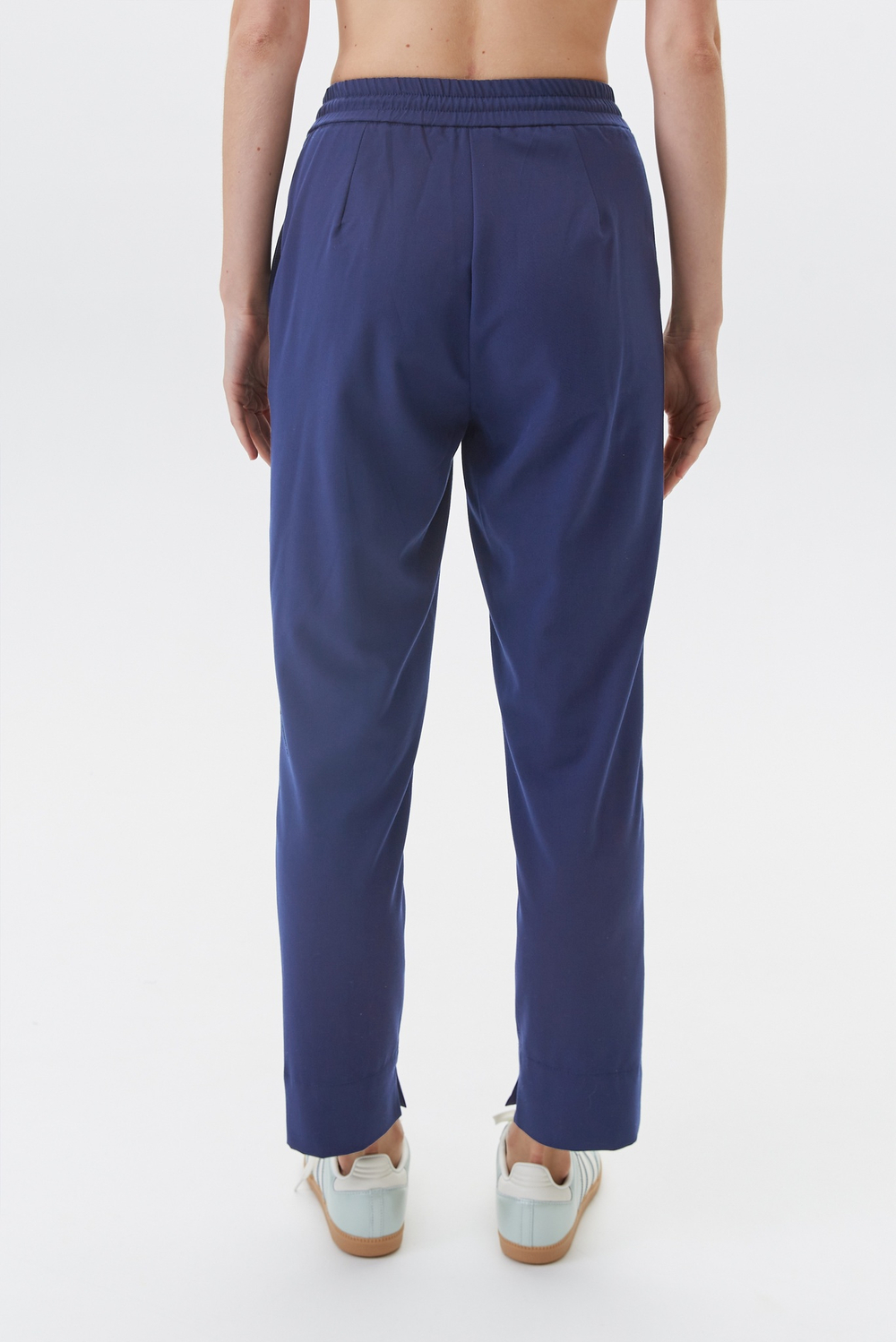 Брюки зауженные медицинские женские Сьют, нэви грис