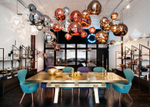 Подвесной дизайнерский светильник  MELT by Tom Dixon (золотой)