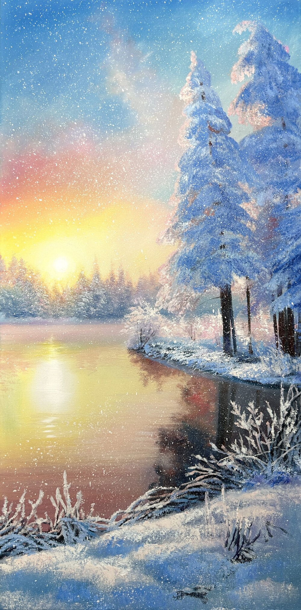 Зимой у реки
