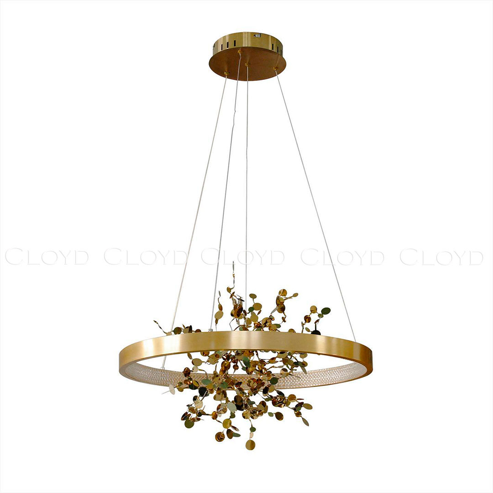Люстра Cloyd TURBULENT C1 / Ø80 см - латунь (арт.10783)