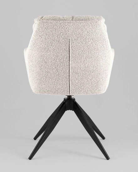 Стул обеденный поворотный Amy светло-серый