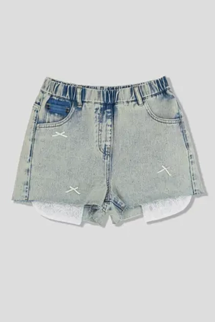 Шорты со стразами