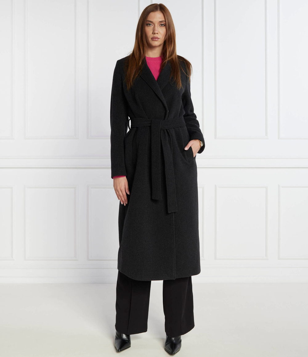 Хлопковое пальто Sams\u00f8e Sams\u00f8e - графитовый(F21300095)