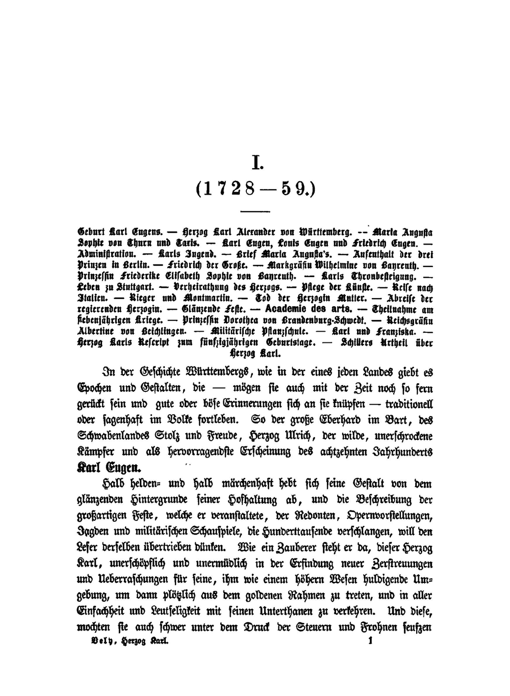 Herzog Karl von Württemberg und Franziska von Hohenheim | Emma Simon