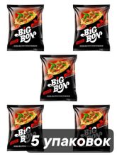 Лапша Big Bon Говядина в томате с базиликом 75 г x 5 шт