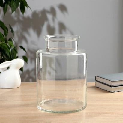 Ваза "Кассандра-2 Флорариум банка" d-13см  h=26х18,5 см