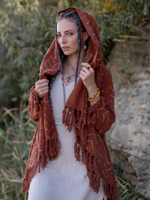 Накидка Chintamani с рукавами (терракотовый)