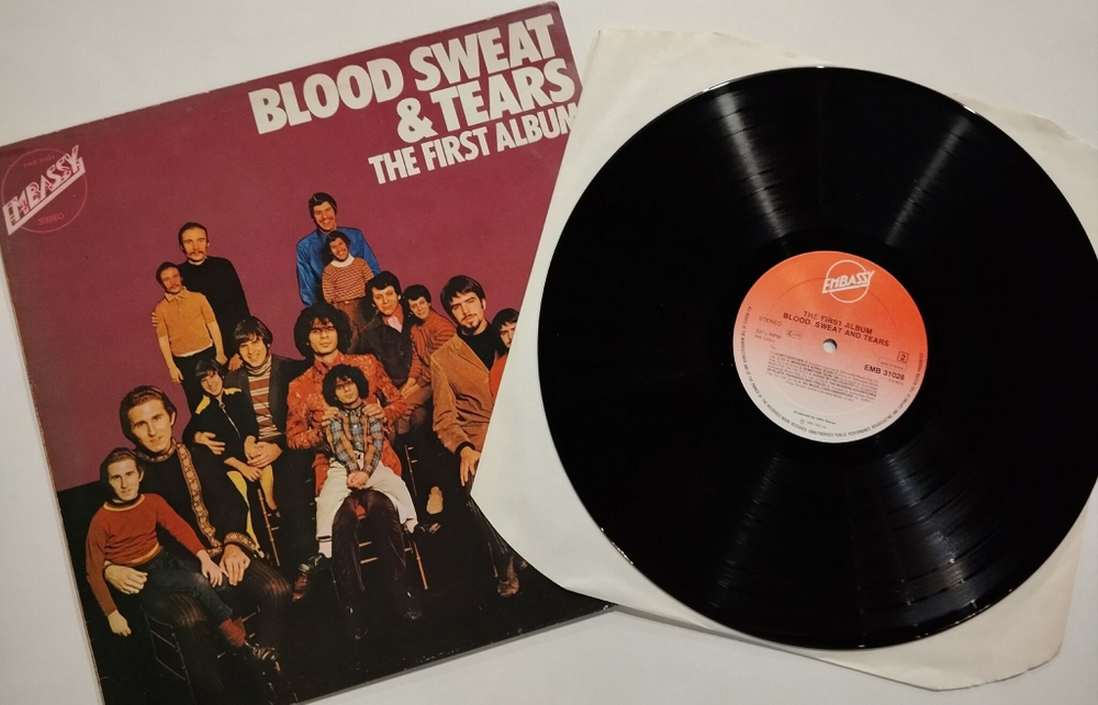 Винтажная виниловая пластинка LP Blood Sweat and Tears The First Album (Holland 1973)