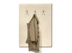 В 1 Вешалка настенная / молочный №1